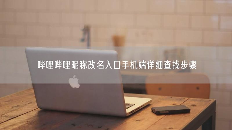 哔哩哔哩昵称改名入口手机端详细查找步骤