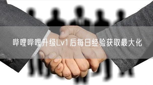 哔哩哔哩升级Lv1后每日经验获取最大化