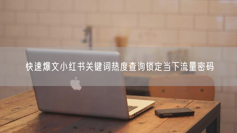 快速爆文小红书关键词热度查询锁定当下流量密码