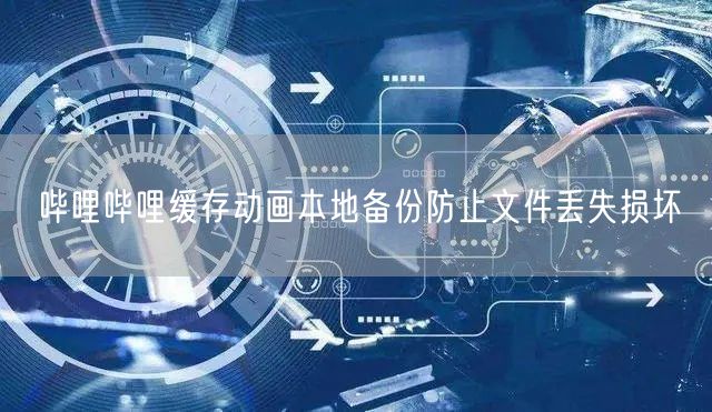 哔哩哔哩缓存动画本地备份防止文件丢失损坏