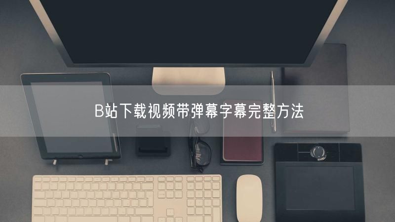 B站下载视频带弹幕字幕完整方法