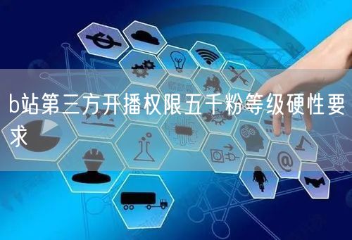 b站第三方开播权限五千粉等级硬性要求