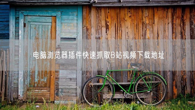 电脑浏览器插件快速抓取B站视频下载地址