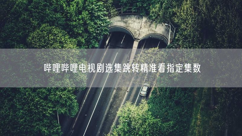 哔哩哔哩电视剧选集跳转精准看指定集数