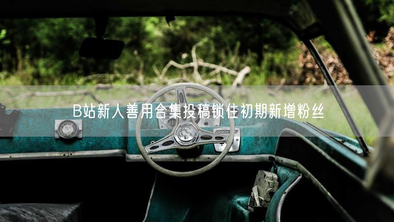 B站新人善用合集投稿锁住初期新增粉丝